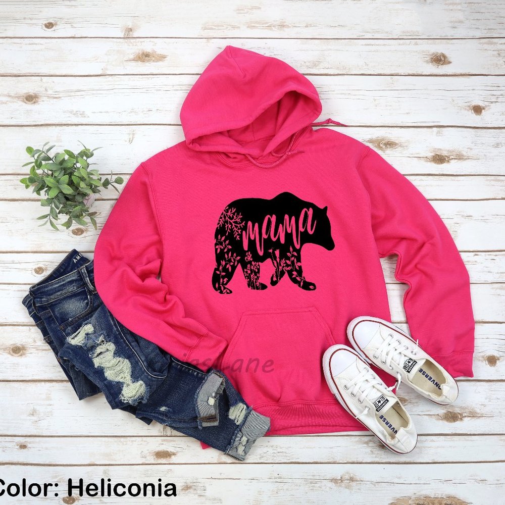 Mama Bear Hoodie, Mothers Day Gift, Mom Hoodie